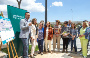 Obras de pacificación del tráfico del camino de Moncada en Benifaraig