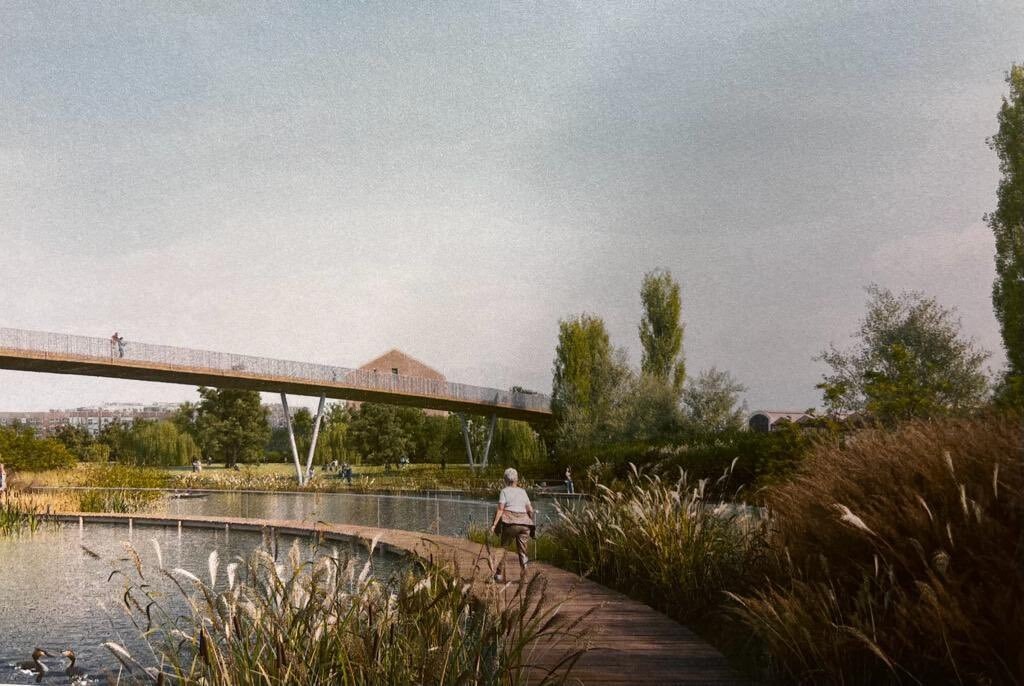 Figuración virtual del Parque de Desembocadura