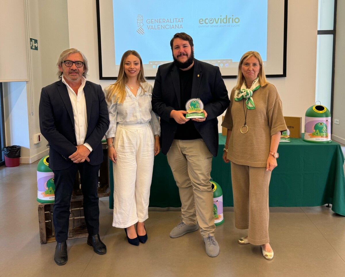 Paterna galardonada con el Premio Ecovidrio