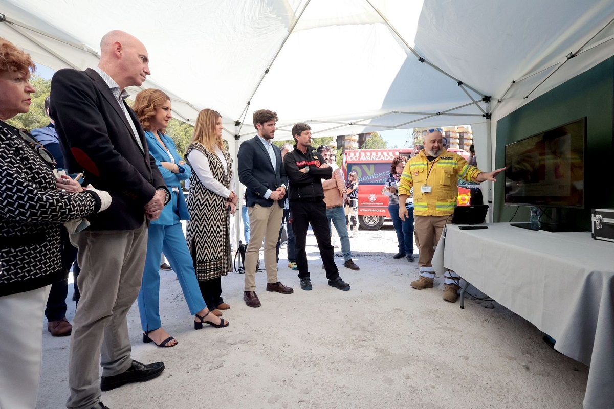 Visita al sistema de cañones anti incendios de la Devesa de El Saler