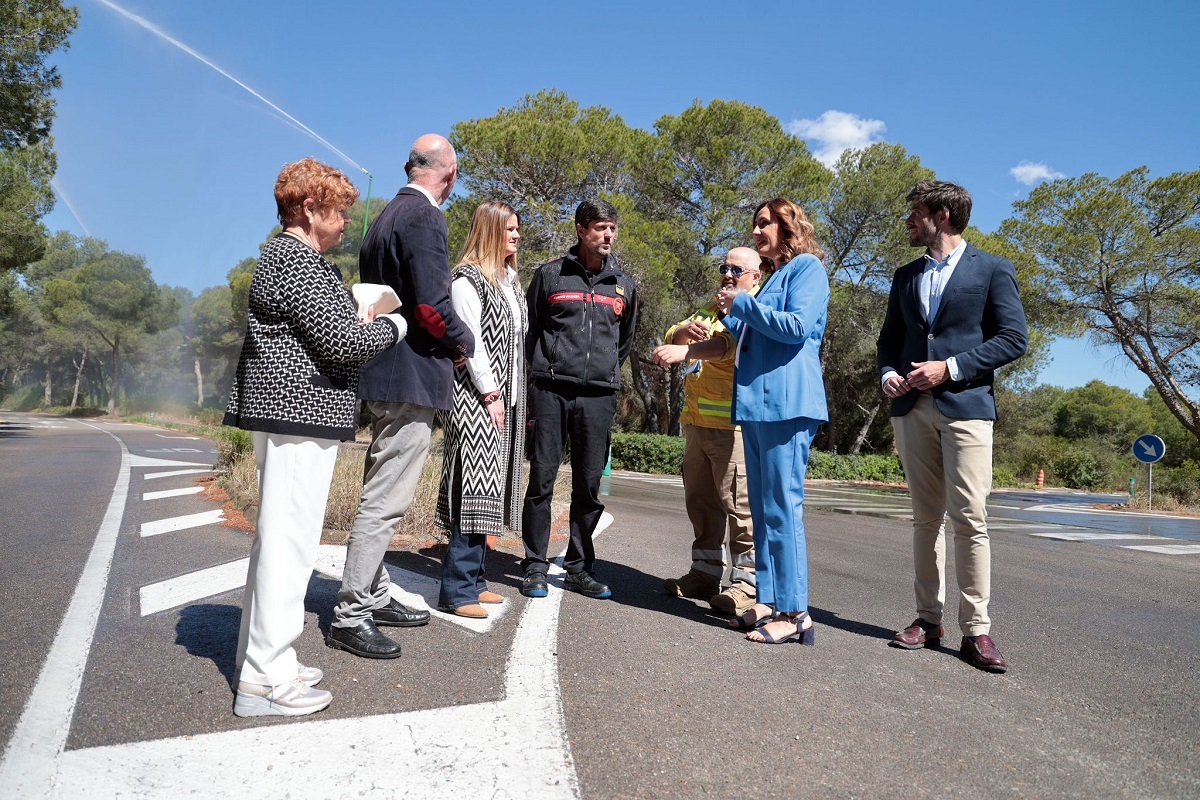 Visita al sistema de cañones anti incendios de la Devesa de El Saler