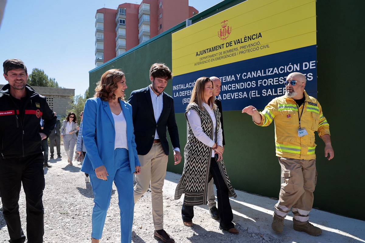 Visita al sistema de cañones anti incendios de la Devesa de El Saler