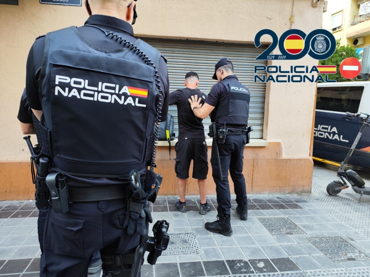 dispositivo policial en Orriols