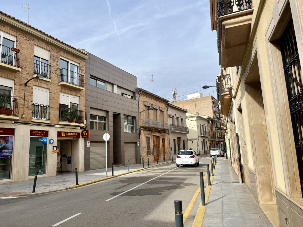 Un dels carrers de Foios