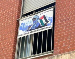 balcon mural censurado Palestina Rocafort