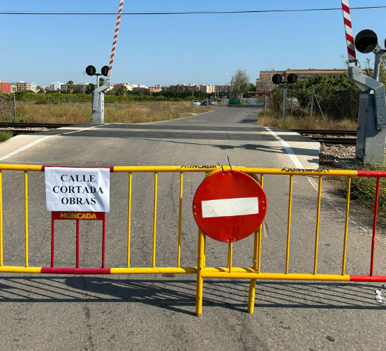 calle cortada Moncada