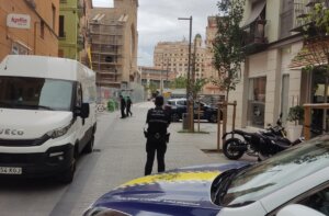 Tres calles acordonadas por la Policía Local de Valencia