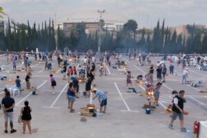 celebración de paellas en las Fiestas Mayores de Paterna del año pasado