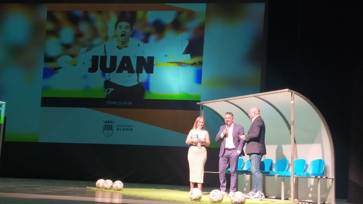Homenaje Juan Sánchez aldaia futbol valencia cf