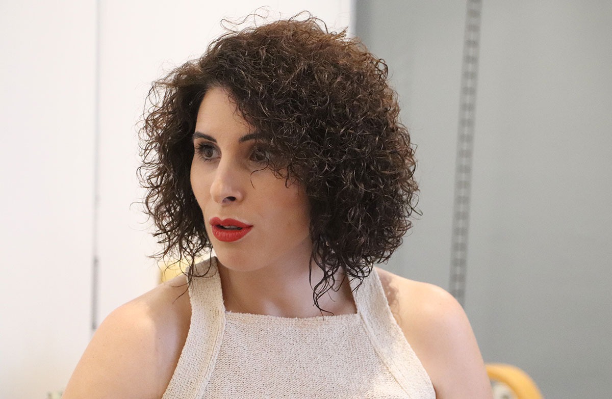 primer plano Cristina Mora entrevista