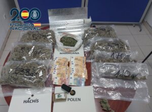 Droga intervenida en Russafa