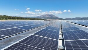 Vista aérea del bloque logístico de Mercadona en Abrera