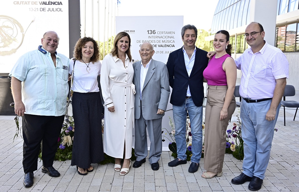 Homenajeados en el Certamen Internacional de Bandas de Música Ciudad de Valencia