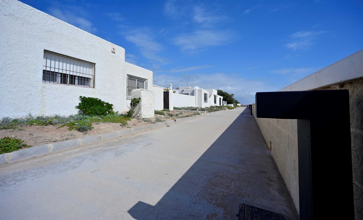 Nuevo alumbrado de baja altura de la Casbah de El Saler