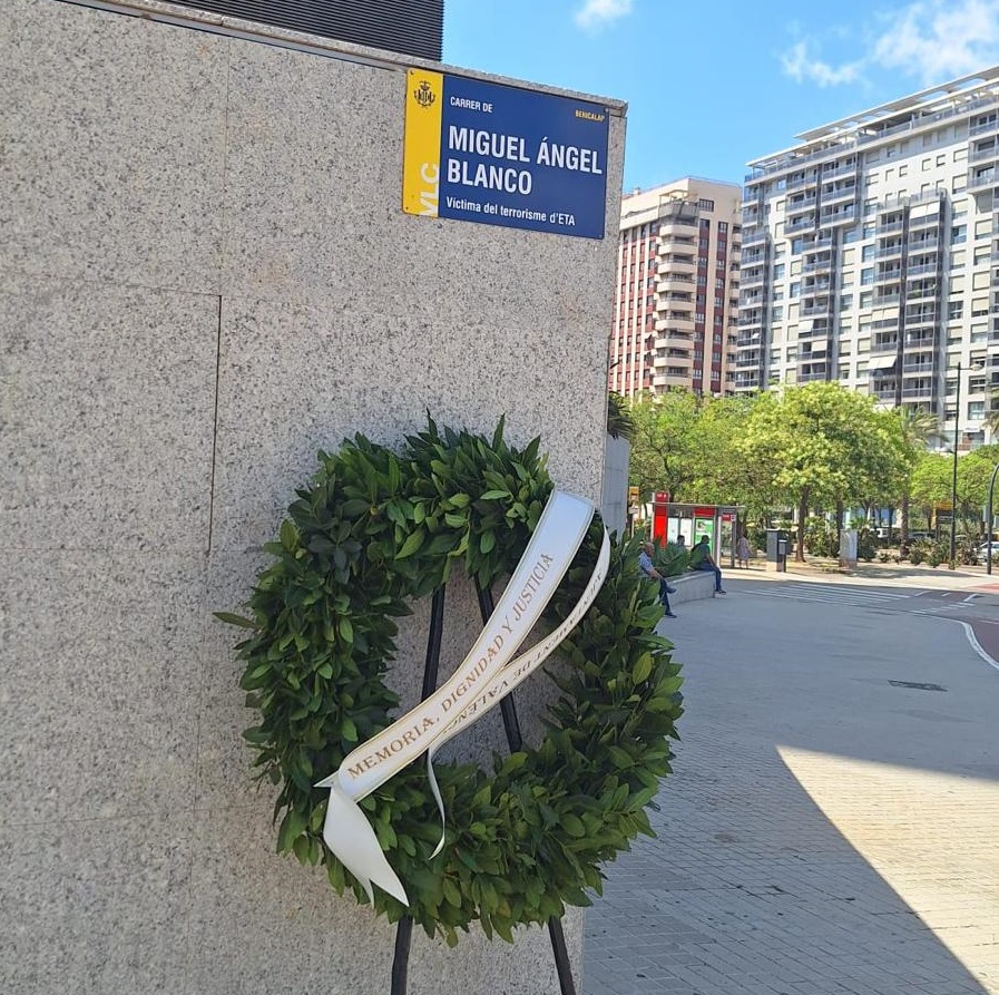 Homenaje a Miguel Ángel Blanco en Valencia