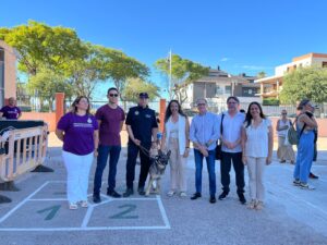 Presentación de la nueva unidad canina de la Policía Local en Museros