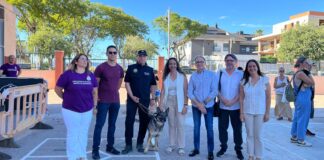 Presentación de la nueva unidad canina de la Policía Local en Museros