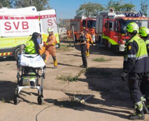 Atropello de un ciclista en la salida de Alboraya por la CV-311