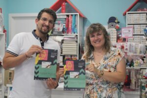 concejal comercio, fran hidalgo con comercio participante