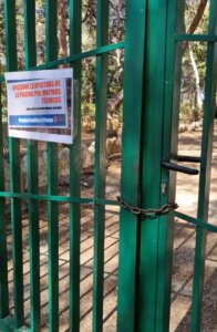 Piscina Parc Vedat cerrada Torrent