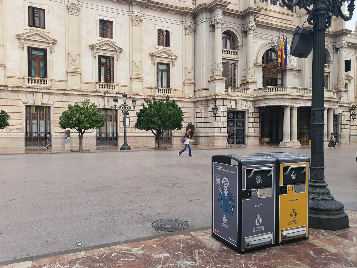 Papeleras inteligentes en Valencia