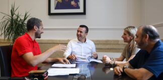 Reunión entre representantes de Alcàsser y la Diputación de Valencia