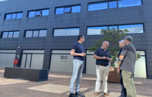 Reunión en la nueva sede del Consorci Provincial de Bombers en Beniparrell