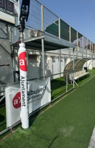 sistema riego polideportivo Albuixech