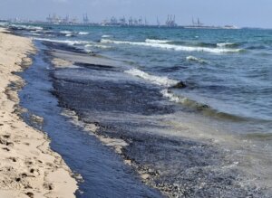 vertido playa el saler