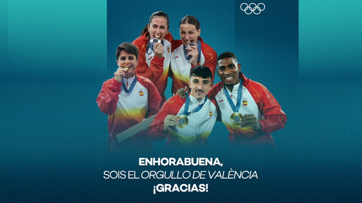 Valencia recibe a sus deportistas olímpicos