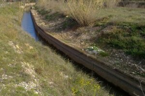 Acequia de la partida de la Closa Moncada