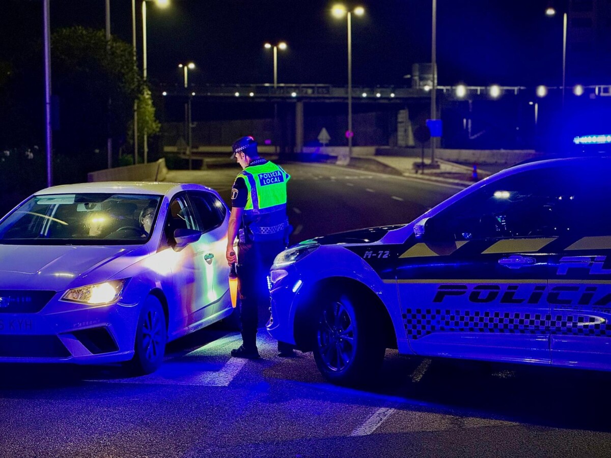 control de drogas y alcohol policía local Torrent