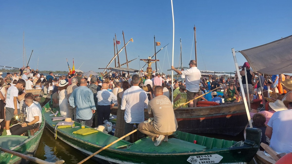 Romería del Cristo de la Salud por la Albufera