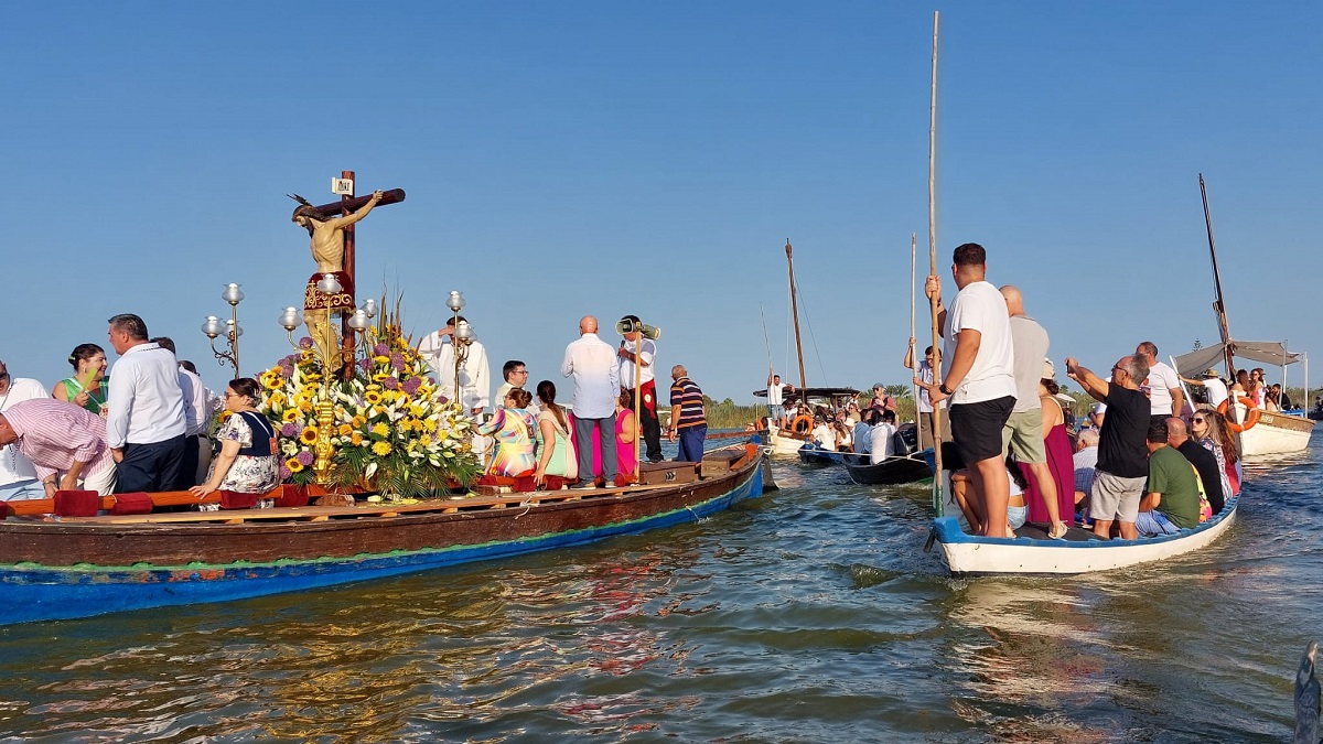 Romería del Cristo de la Salud por la Albufera