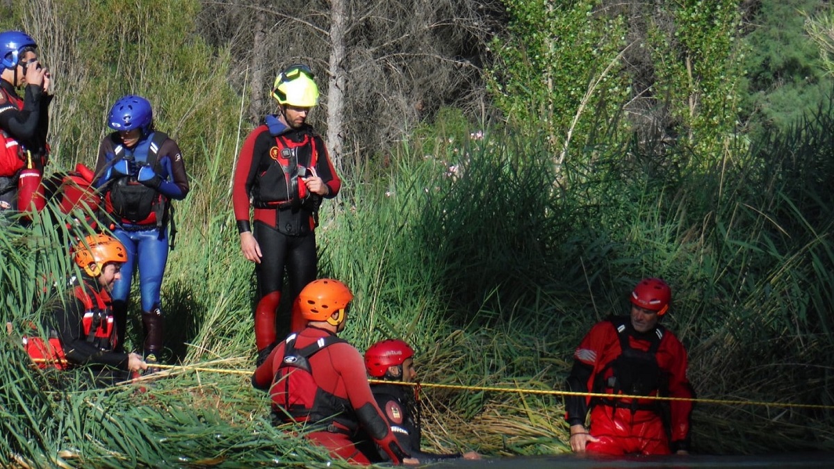 Grupo de rescate acuático de los Bomberos de Valencia