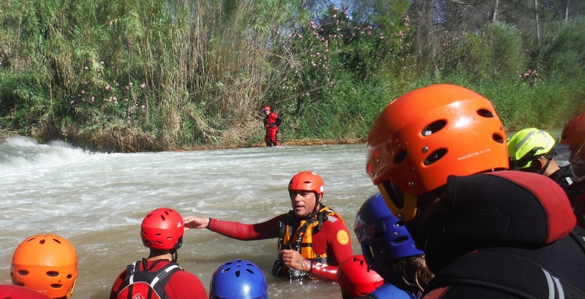 Grupo de rescate acuático de los Bomberos de Valencia