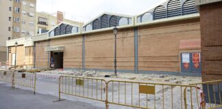 Obras en el Mercat Municipal de Torrefiel en València