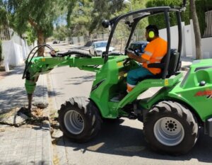 Nueva máquina multifunción de Zonas Verdes Paterna