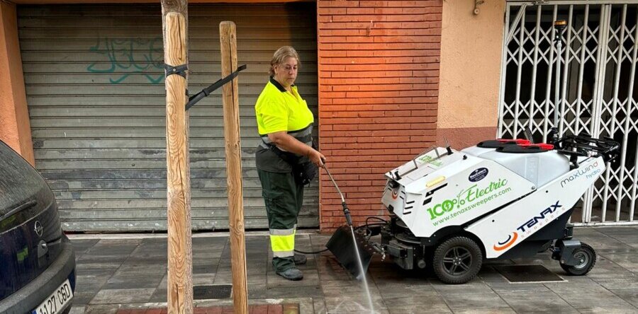 nueva máquinas limpieza calles fregar Torrent