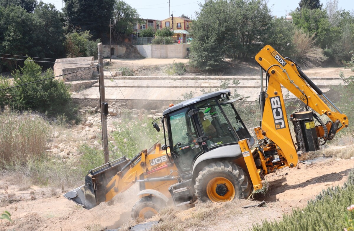 obras barranc de l'Horteta Torrent