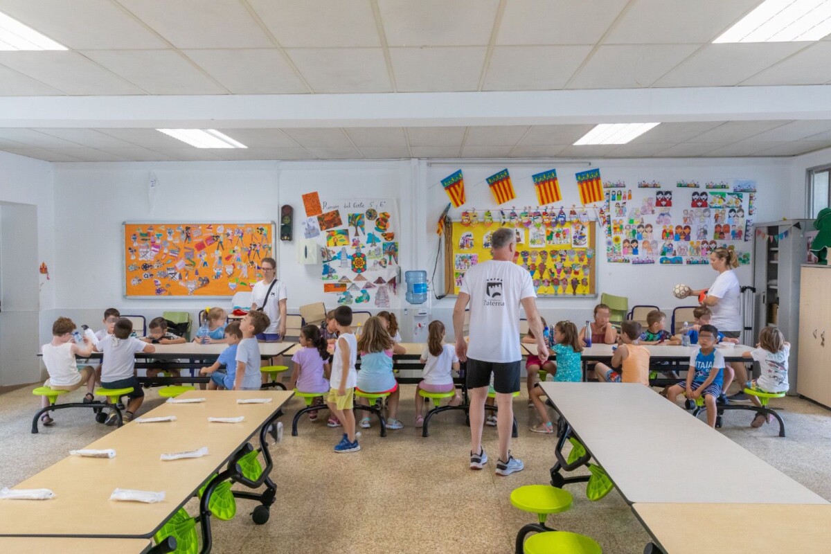 servicio de Matinera en un centro escolar de Paterna