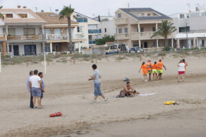 simulacro salvamento playa Puçol