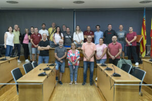 Grupo de personas en la presentación del Consell de l'Esport en Picassent