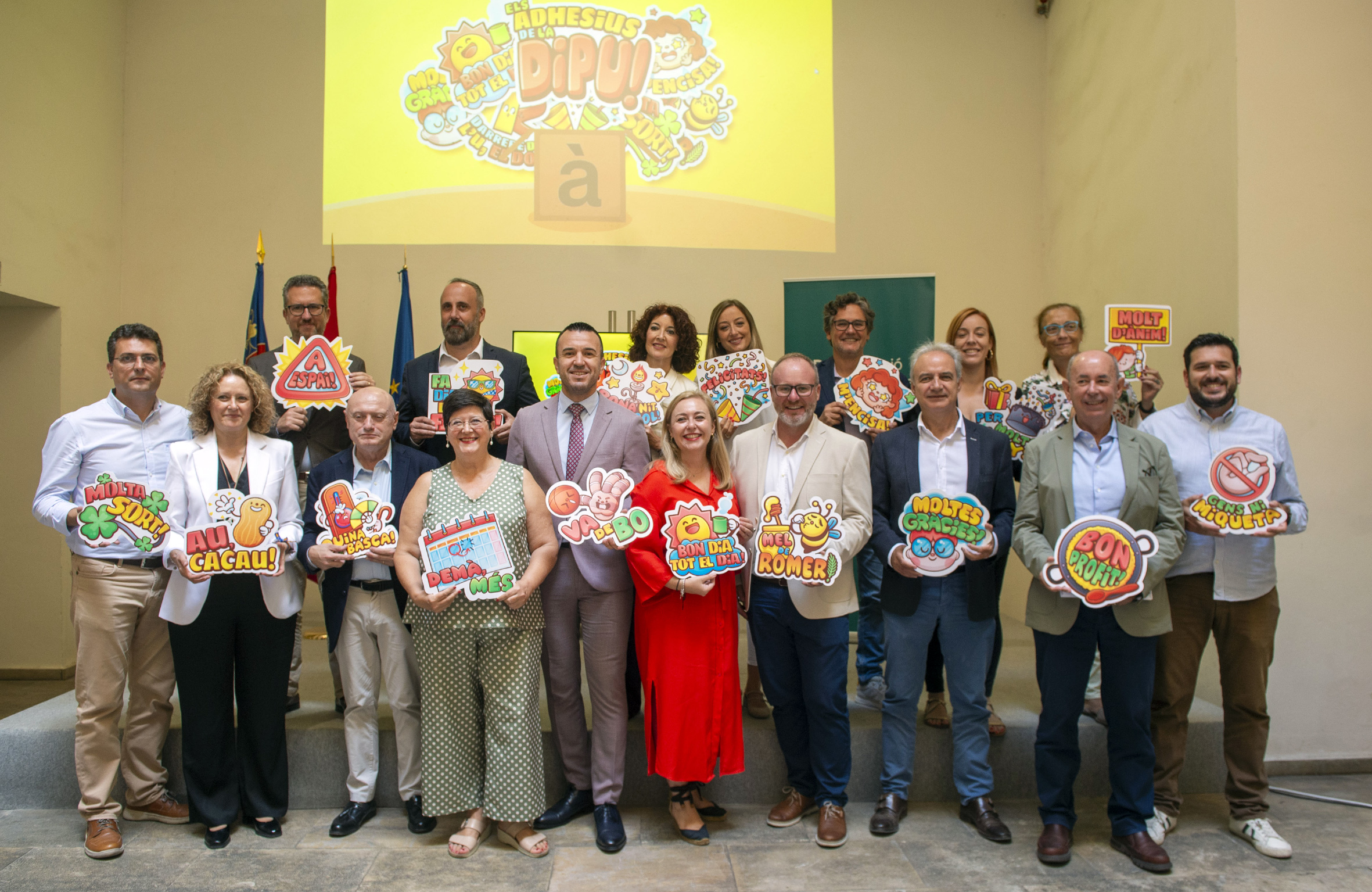 Els adhesius de la Dipu per a Whatsapp i telegram