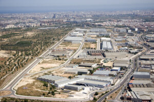 vista aérea del Parque Empresarial Táctica