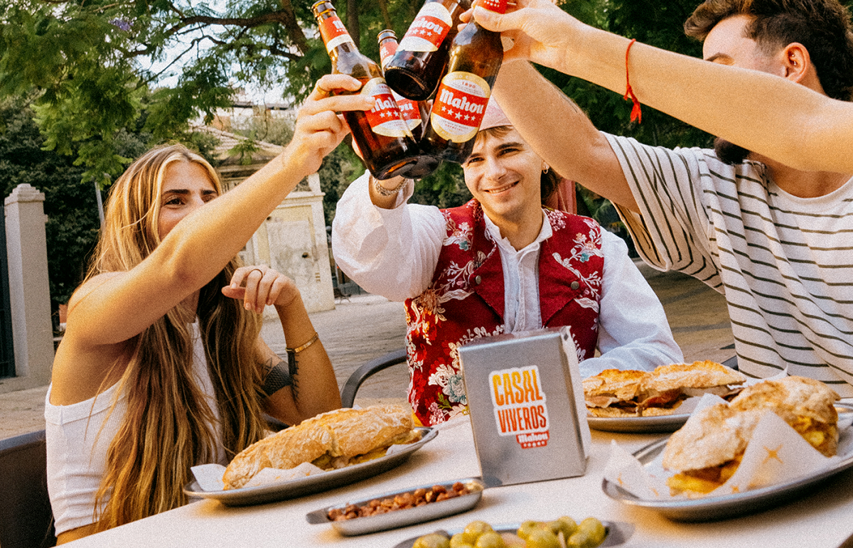 Viveros record almuerzo