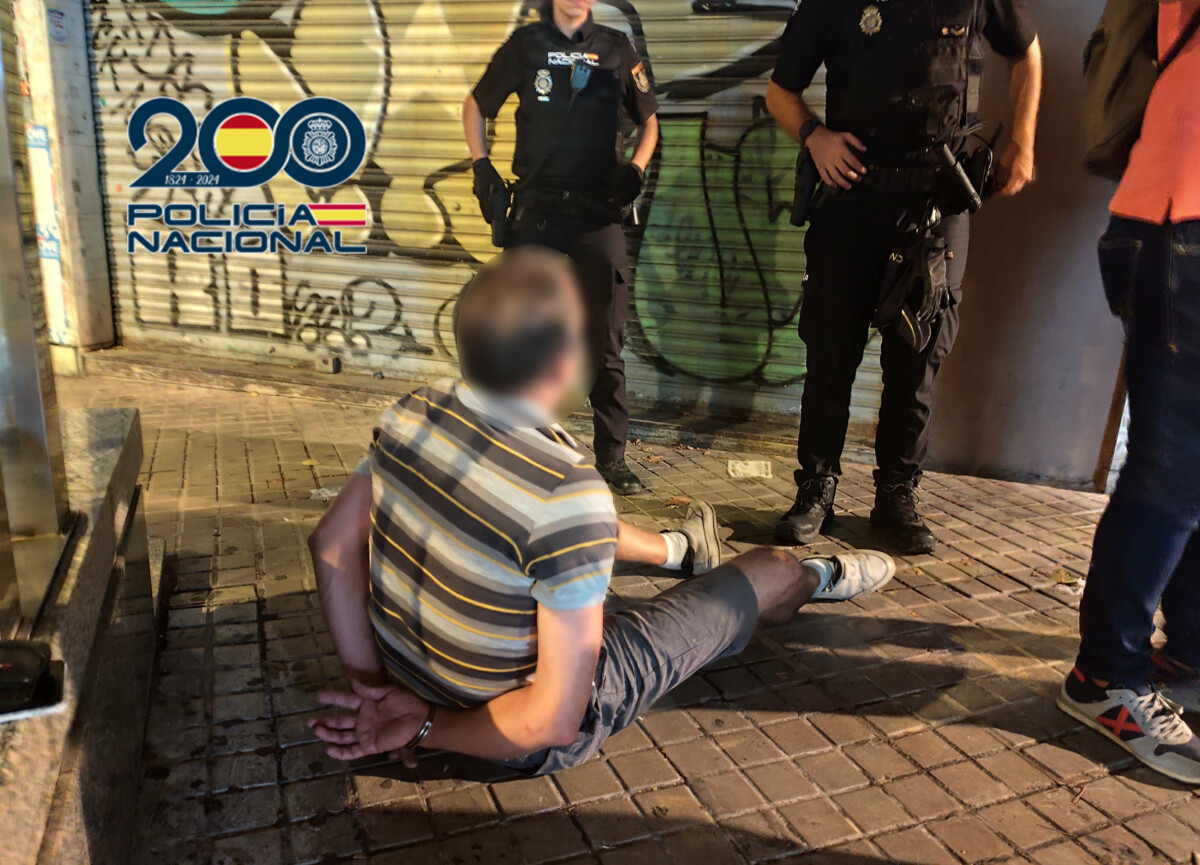 Detenido Valencia hurto