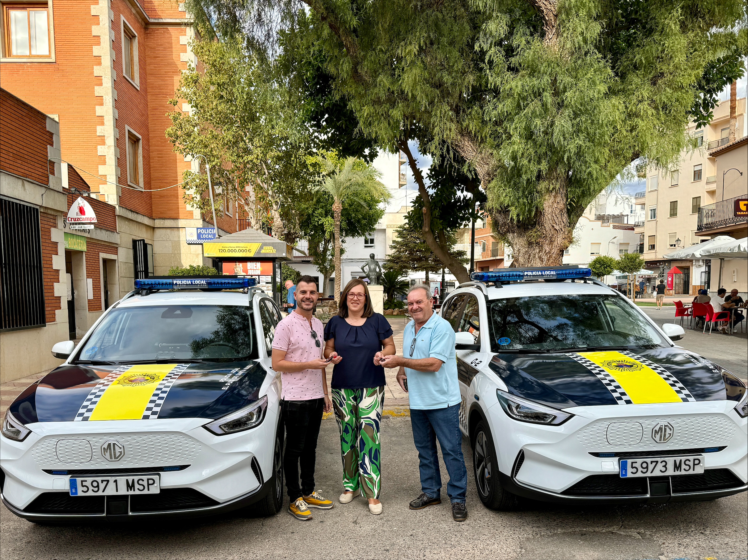 entrega vehicles electrics Policia Local El Puig