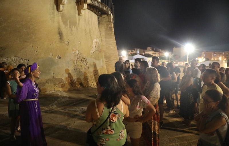 Imagen de la ruta turística teatralizada realizada el pasado mes de julio con escenificación en La Torre de Paterna
