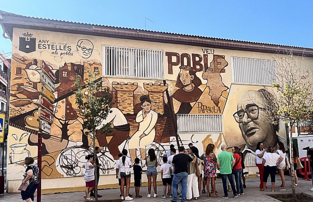 mural any estellés ceip vila d'alaquàs